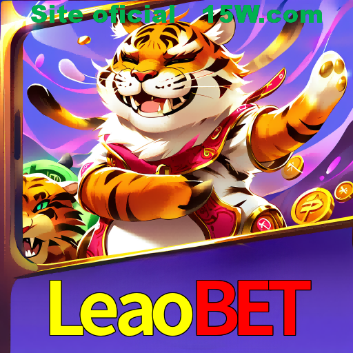 Imagem promocional da Leaobet mostrando a plataforma e suas vantagens